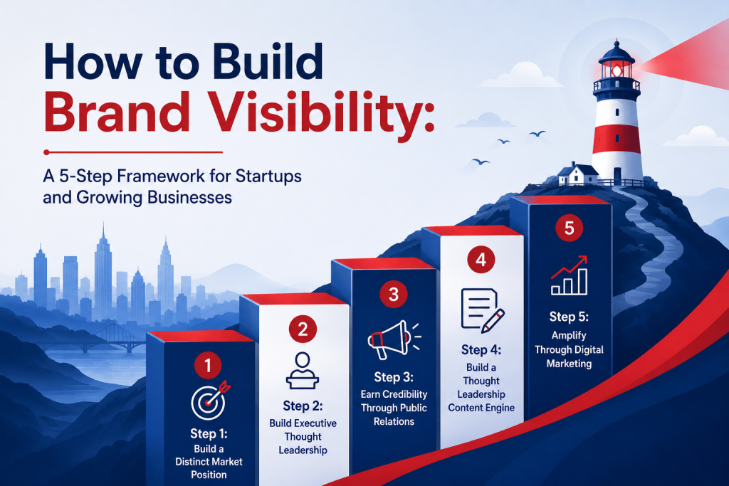 Blog- How to Build Brand Visibility: A 5-Step Framework for Startups and Growing Businesses