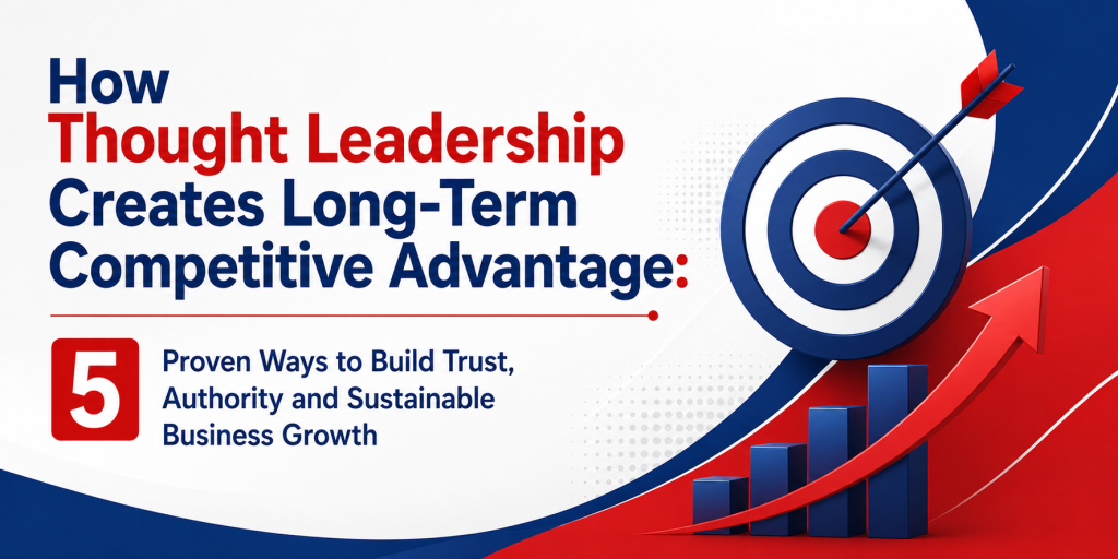 hero banner blog- Blog- How Thought Leadership Creates Long-Term Competitive Advantage: 5 Proven Ways to Build Trust, Authority and Sustainable Business Growth