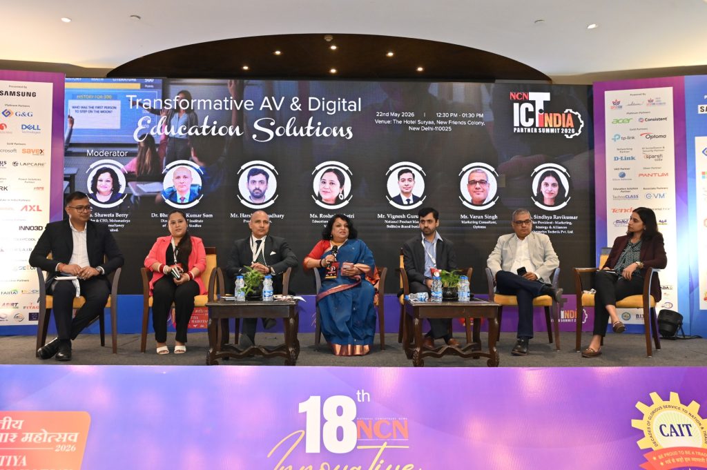 Panel discussion Moderation “Transformative AV & Digital Education Solutions” by Shaweta Berry