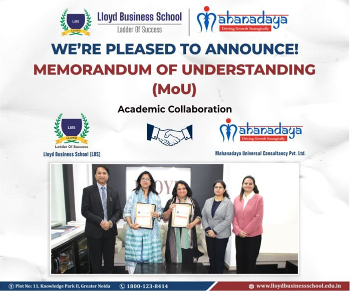 Lloyd Mahanadaya MoU