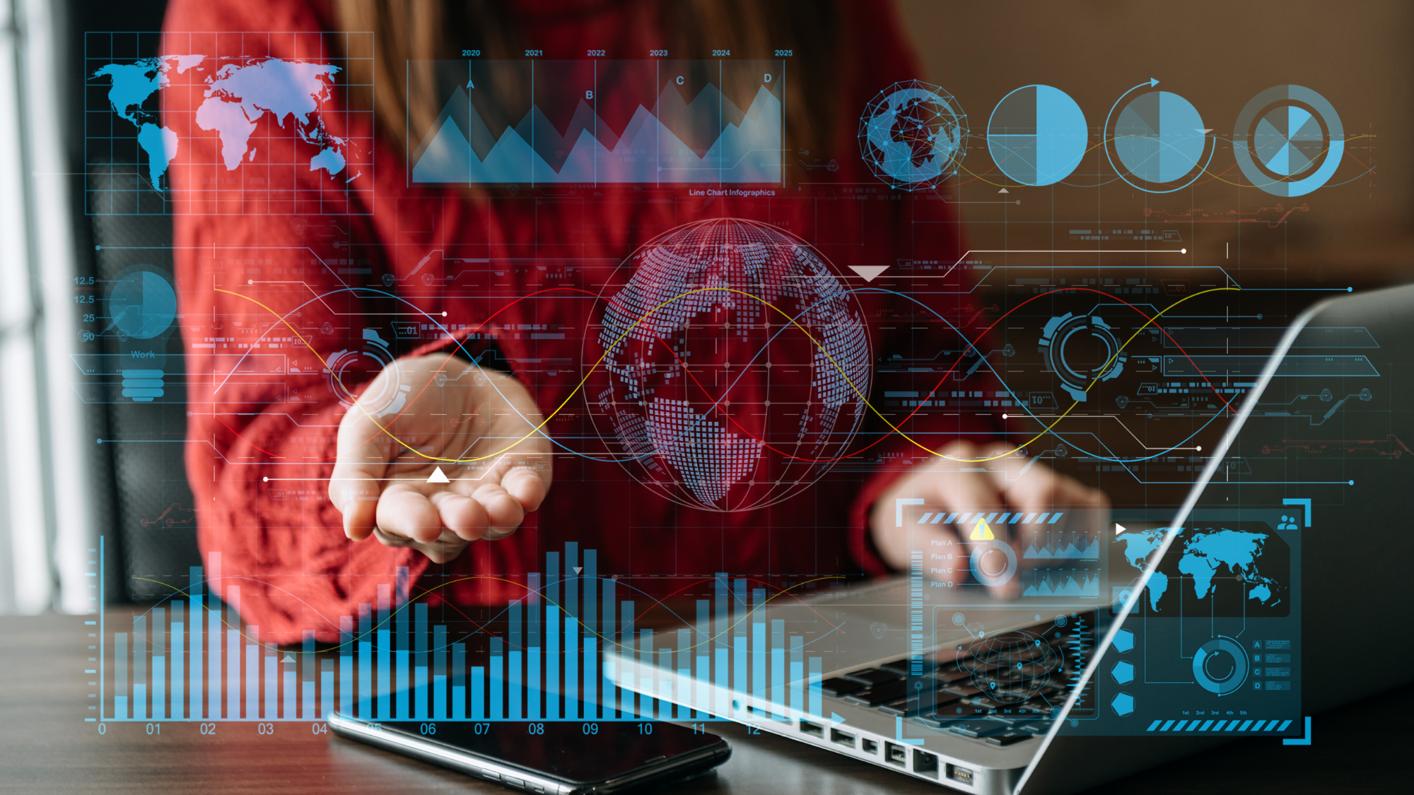 Analyst reviewing paid search campaign performance reports and CPC data on a dashboard