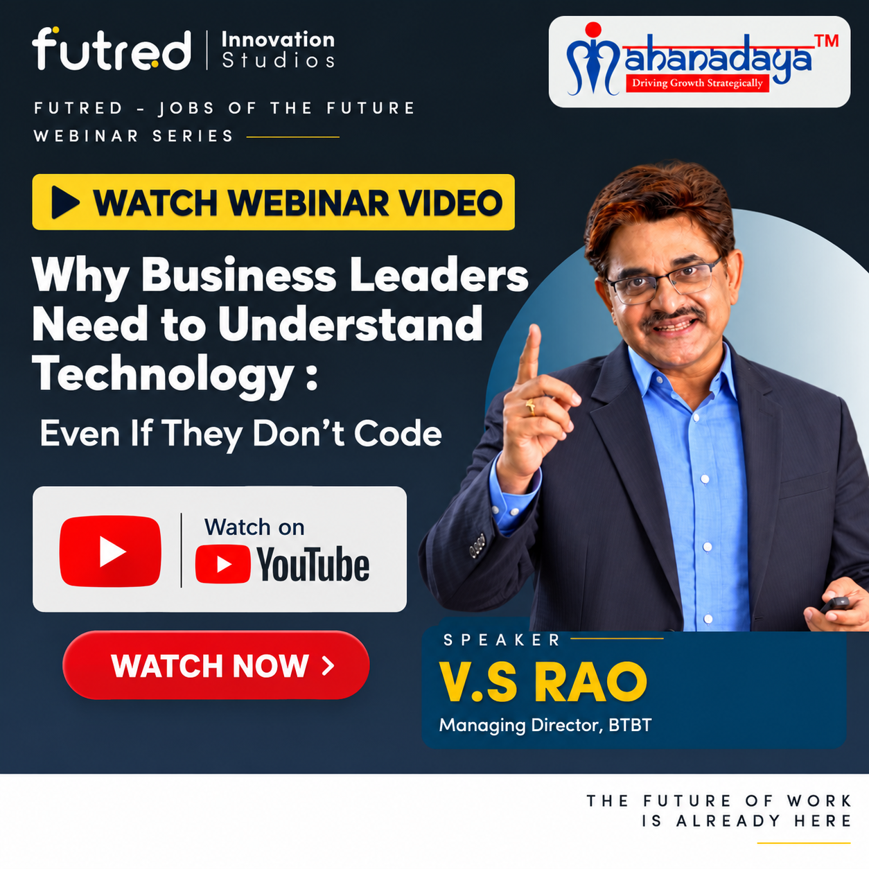 Why Business Leaders Need to Understand Technology, featuring V.S. Rao
